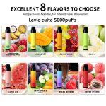 پاد یکبار مصرف لاوی 5000 پاف Lavie 3000 Puffs Disposable Vape